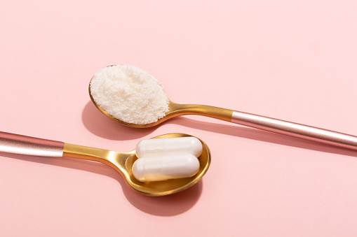 Collagen peptides unflavoured drink powder